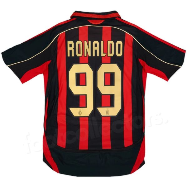 Maillot Milan AC Domicile 2006-2007 Ronaldo