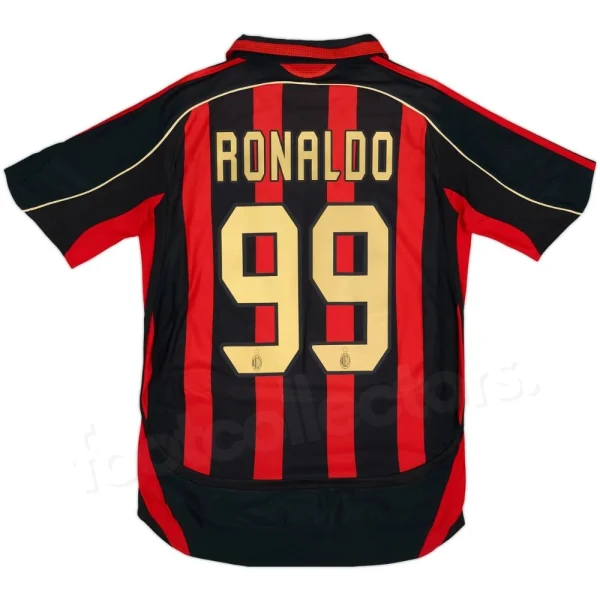 Maillot Milan AC Domicile 2006-2007 Ronaldo