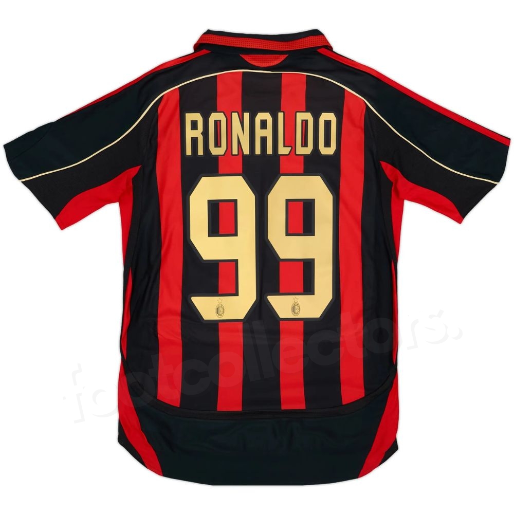 Maillot Milan AC Domicile 2006-2007 Ronaldo
