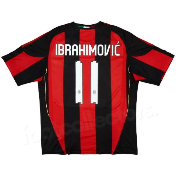 Maillot Milan AC Domicile 2010-2011 Ibrahimovic