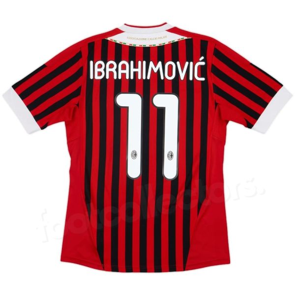 Maillot Milan AC Domicile 2011-2012 Ibrahimovic