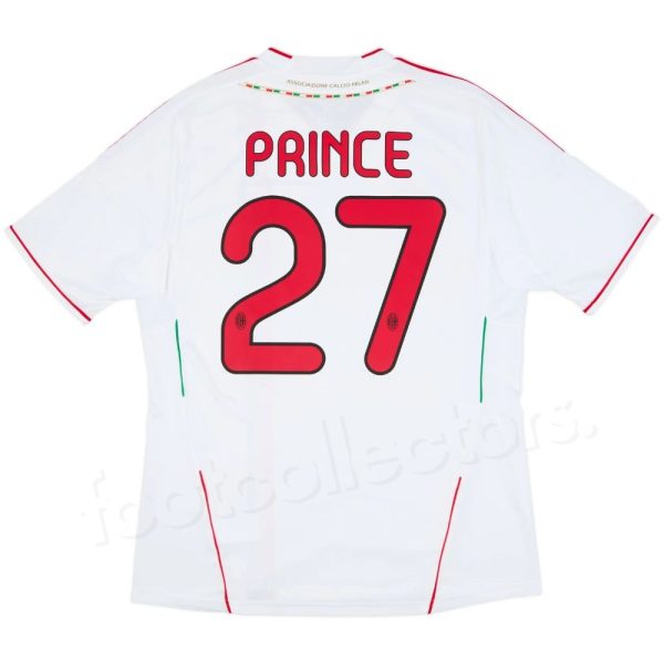 Maillot Milan AC Exterieur 2010-2011 Prince