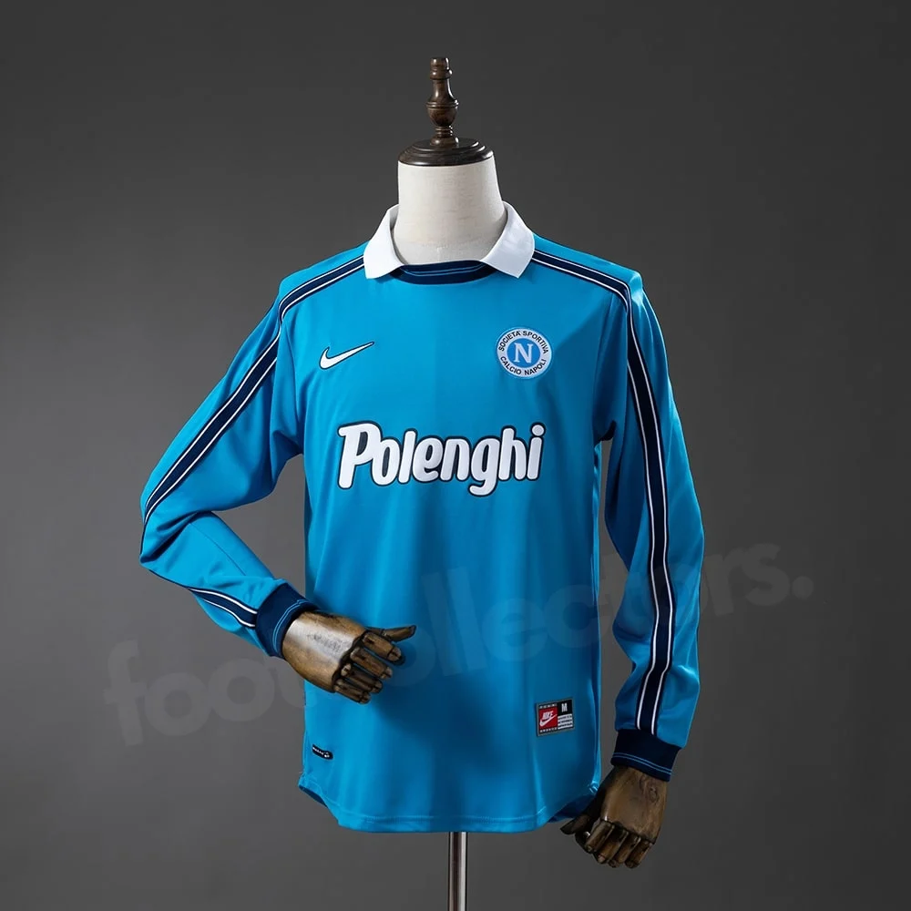 Maillot Naples Domicile 1998-1999 Manches Longues