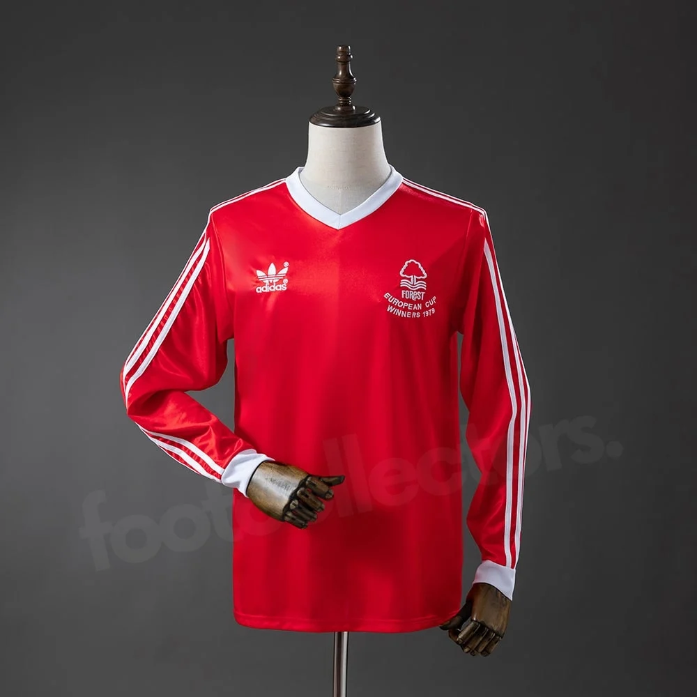 Maillot Nottingham Forest Domicile 1977-1980 Manches Longues