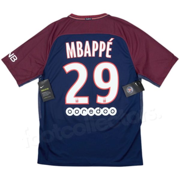 Maillot PSG Domicile 2017-2018 Mbappé