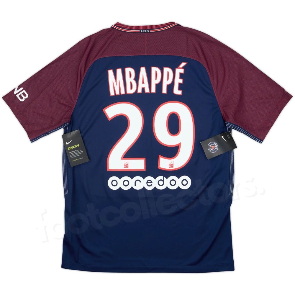 Maillot PSG Domicile 2017-2018 Mbappé