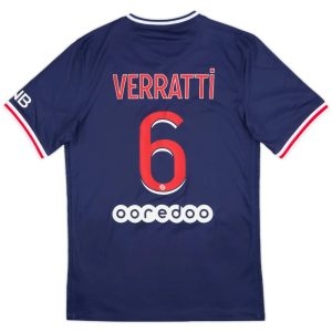 PSG Home Shirt 2020-2021 Verratti