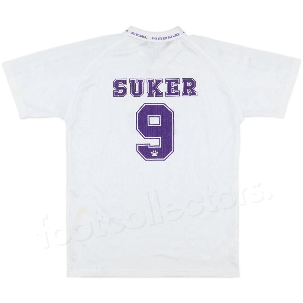 Maillot Real Madrid Domicile 1996-1997 Suker
