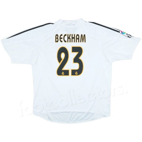 Maillot Real Madrid Domicile 2004-2005 Beckham