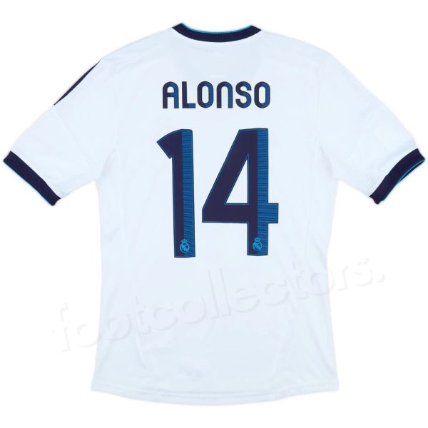 Maillot Real Madrid Domicile 2012-2013 Alonso