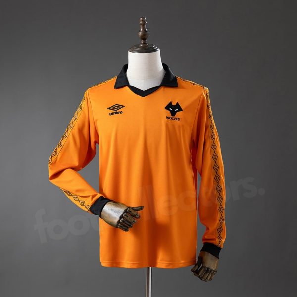 Maillot Wolverhampton Domicile 1980-1981 Manches Longues