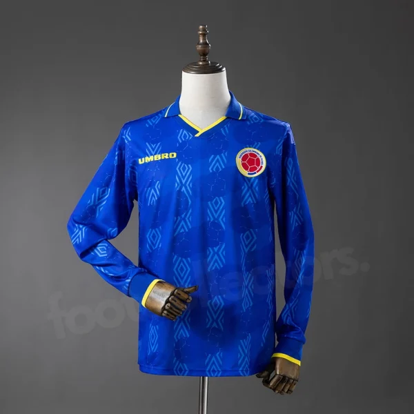 Maillot Colombie Exterieur 1994 Manches Longues