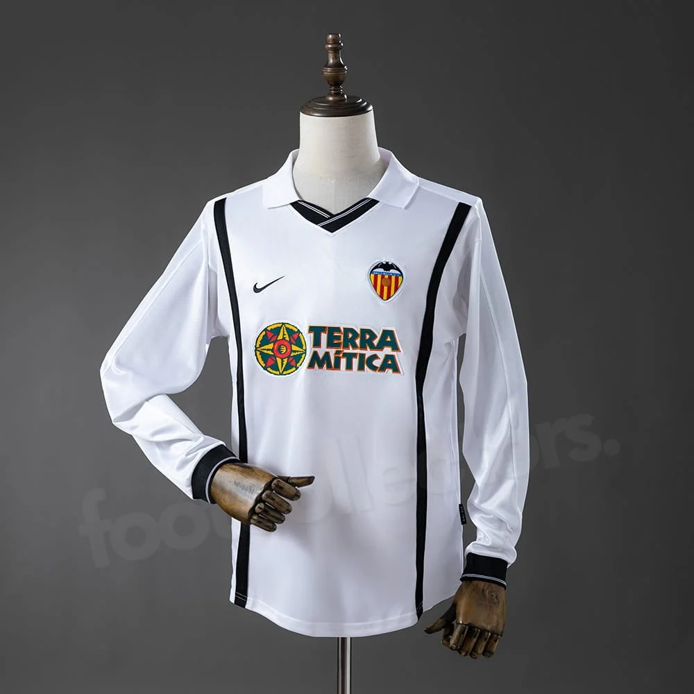Foot Collectors | Valencia CF Home Shirt 2000-2001 Long Sleeves Foot Collectors | Valencia CF Home Shirt 2000-2001 Long Sleeves