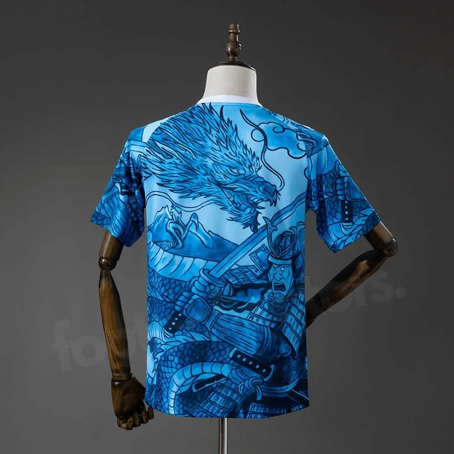 Maillot Japon Samurai Dragon Bleu 2025-2026 (2)