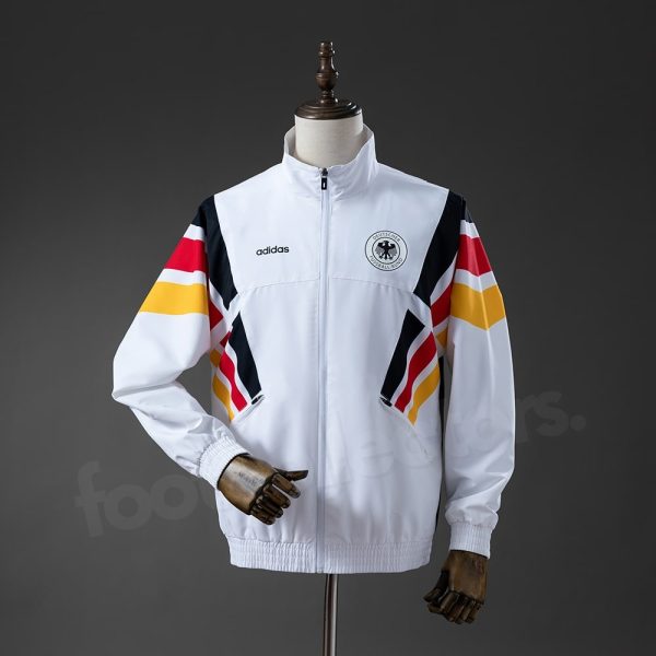 Veste Survetement Allemagne 1996 Blanc Clair