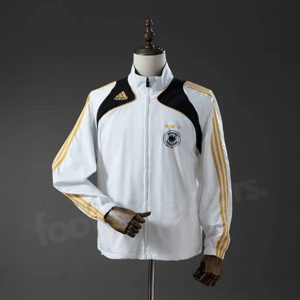 Veste Survetement Allemagne 2008-2009 Blanc