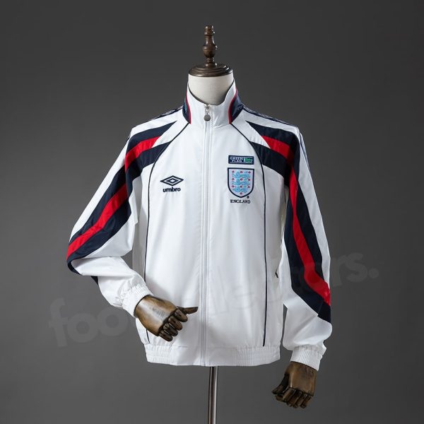 Veste Survetement Angleterre 1998 Blanc