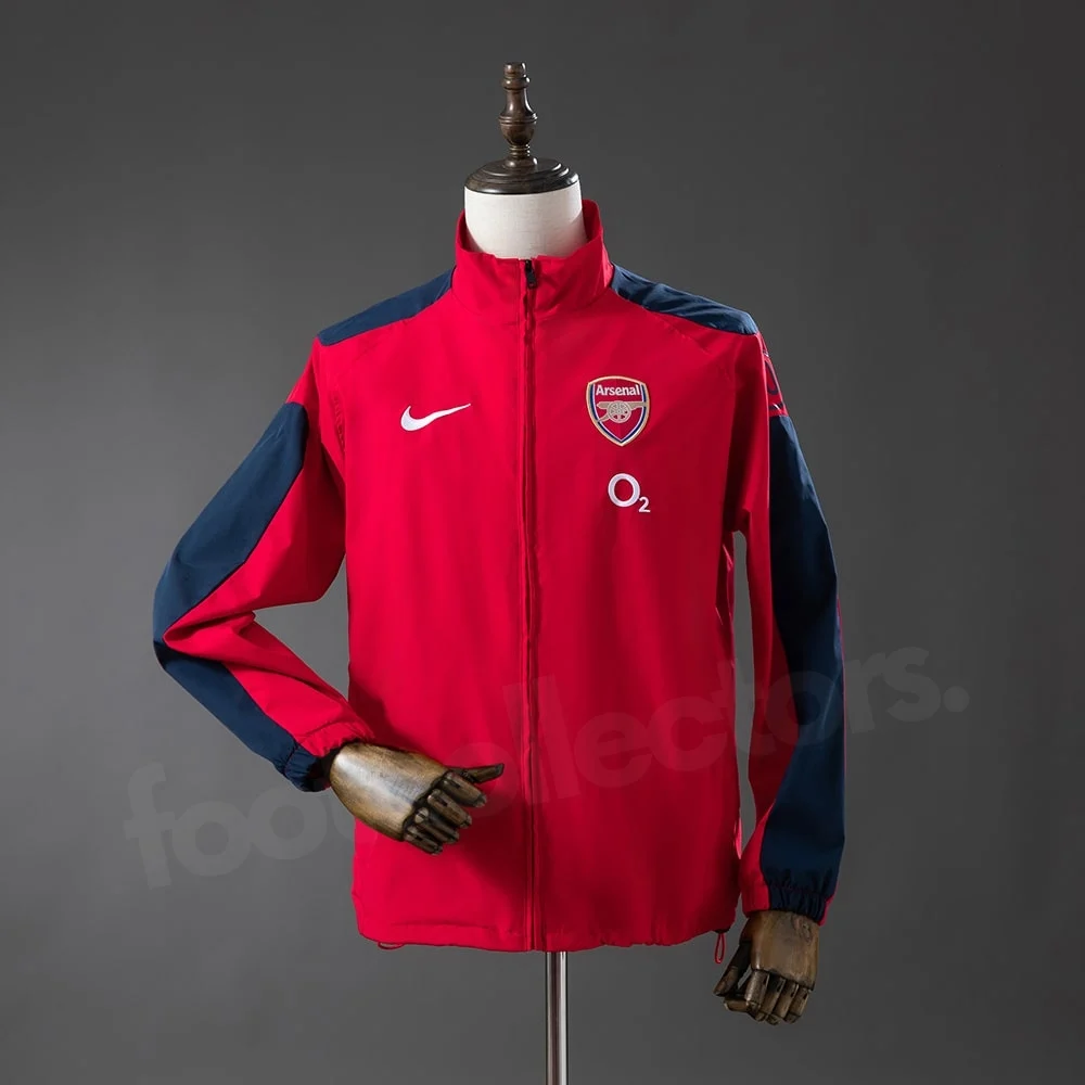 Veste Survetement Arsenal 2004-2005 Rouge Clair