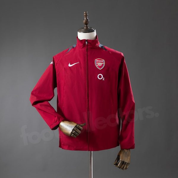 Veste Survetement Arsenal 2005-2006 Rouge