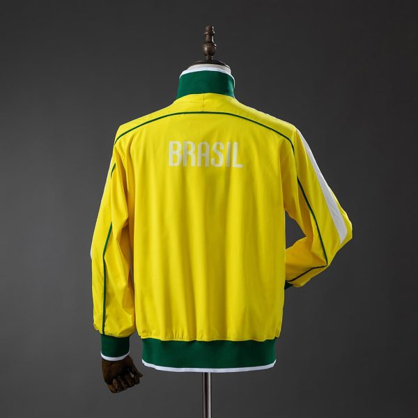 Veste Survetement Bresil 2010-2011 Jaune Vert