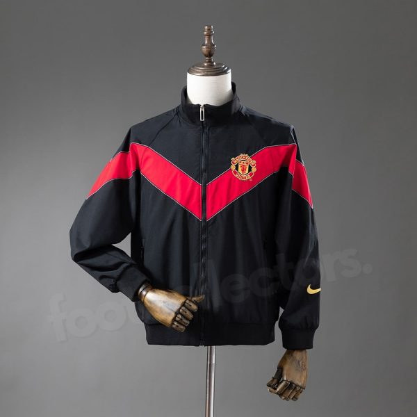 Veste Survetement Manchester United 2006-2007 Noir Rouge