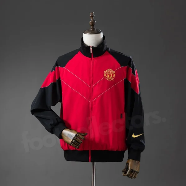 Veste Survetement Manchester United 2006-2007 Rouge Noir