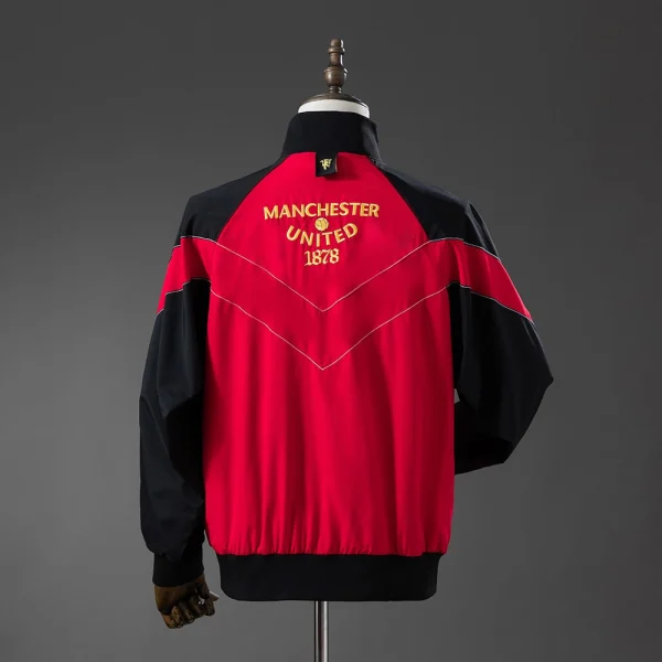 Veste Survetement Manchester United 2006-2007 Rouge Noir