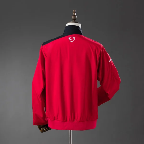 Veste Survetement Manchester United 2007-2008 Rouge Noir