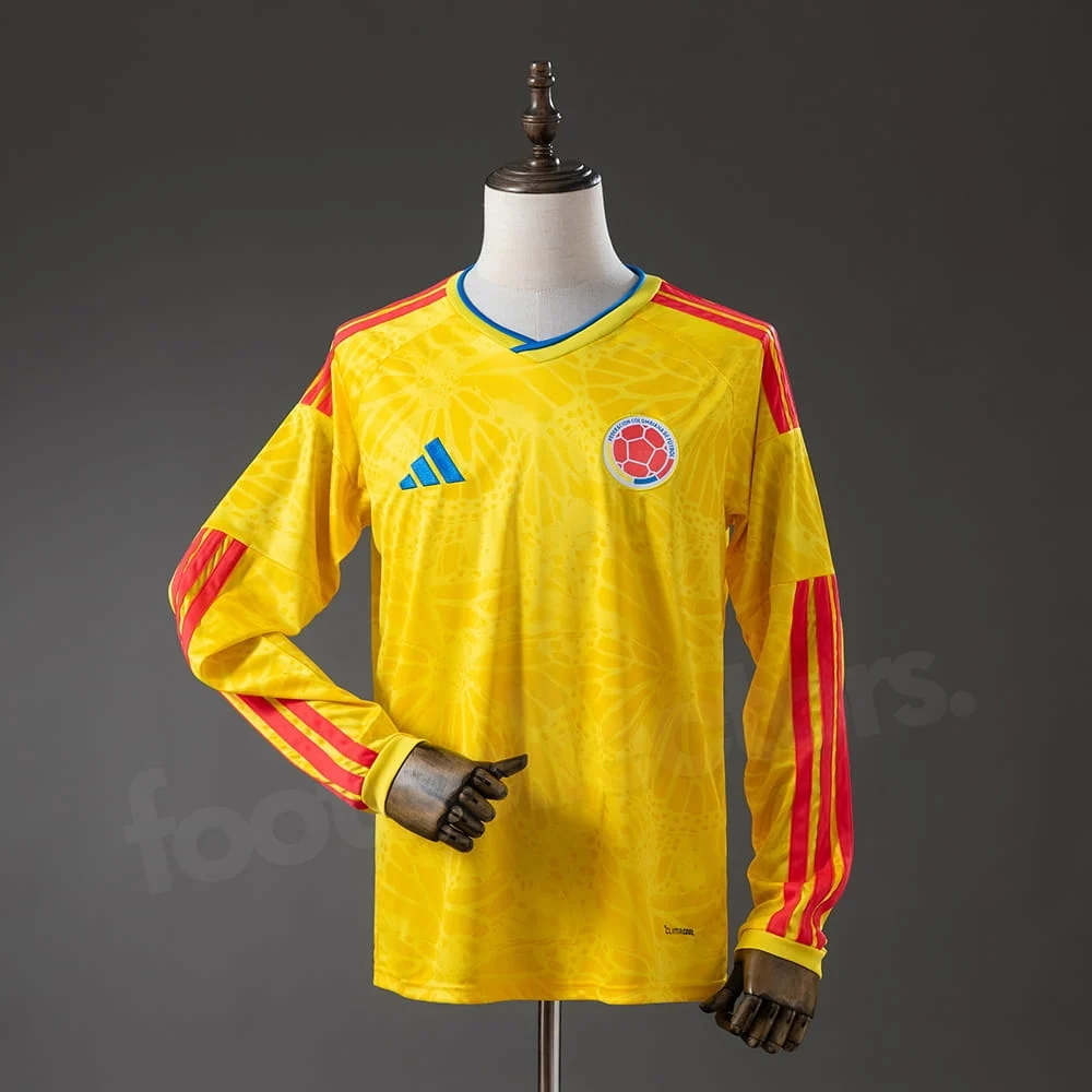 Maillot Colombie Domicile 2026 2027 Manches Longues