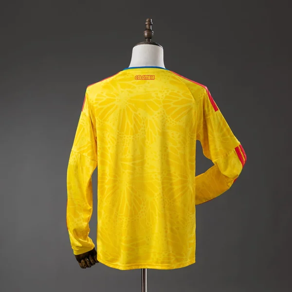 Maillot Colombie Domicile 2026 2027 Manches Longues