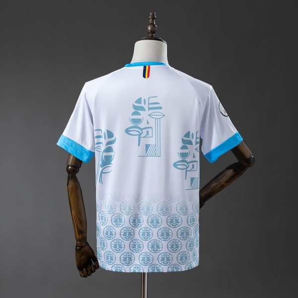 Maillot Congo RDC Exterieur 2026 2027 Blanc Bleu