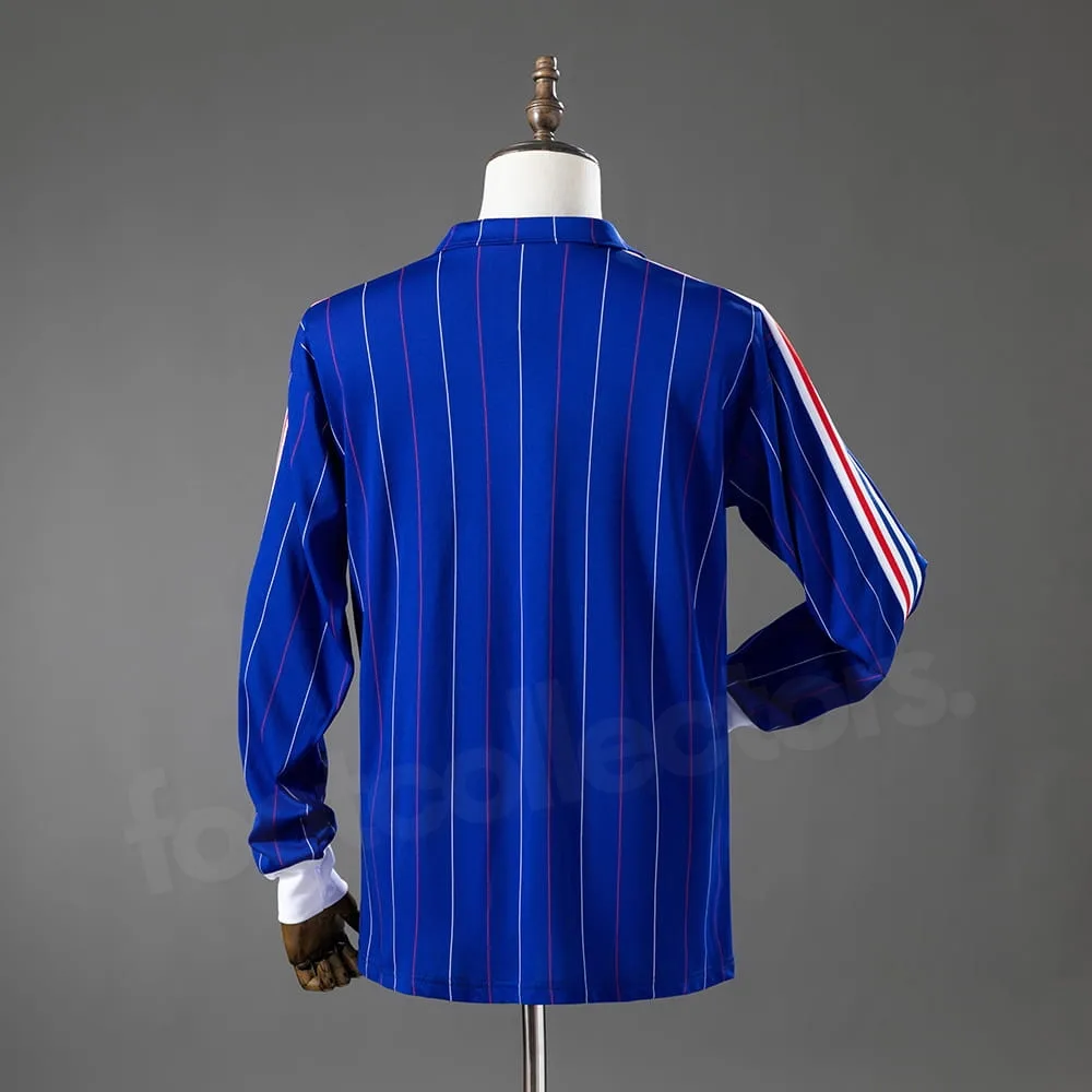 France National Team Home Jersey 1980-1982 Long Sleeves