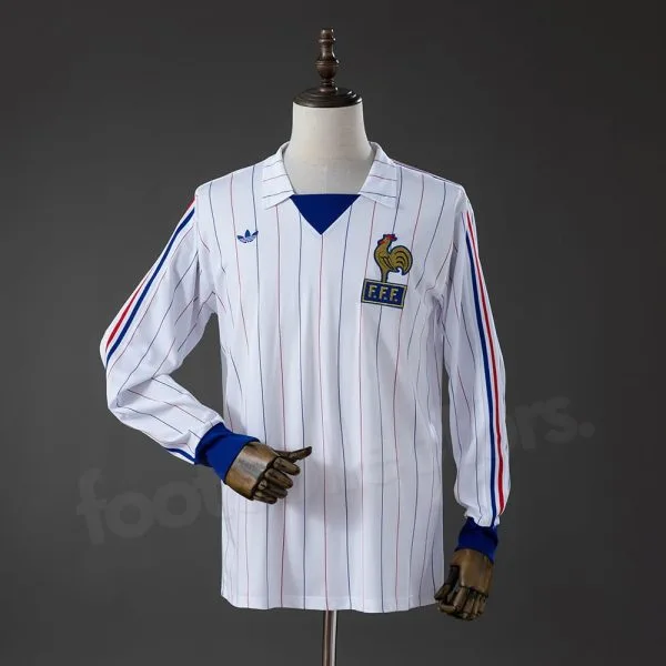Maillot Equipe de France Exterieur 1980-1982 Manches Longues