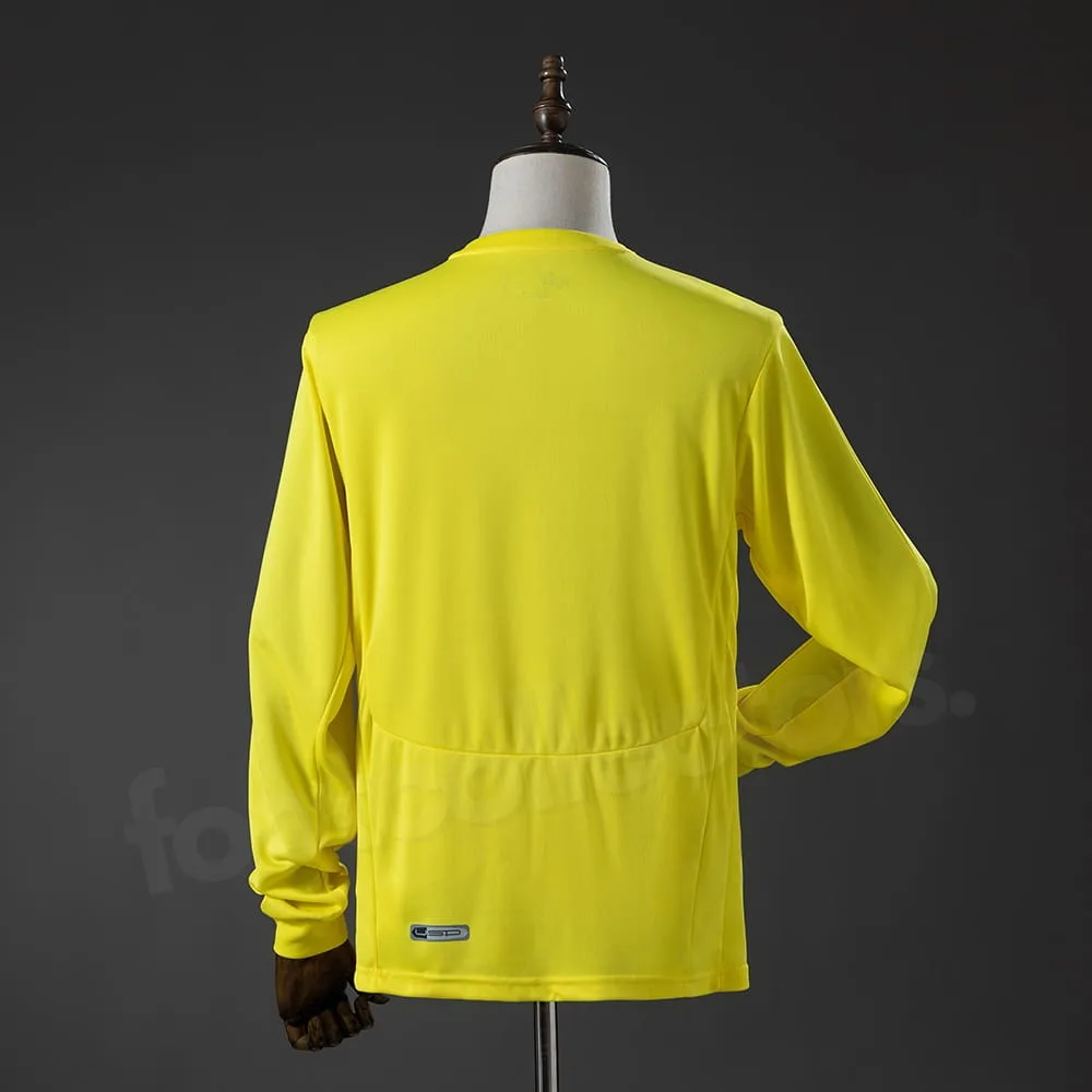 Maillot Villarreal Domicile 2008-2009 Manches Longues
