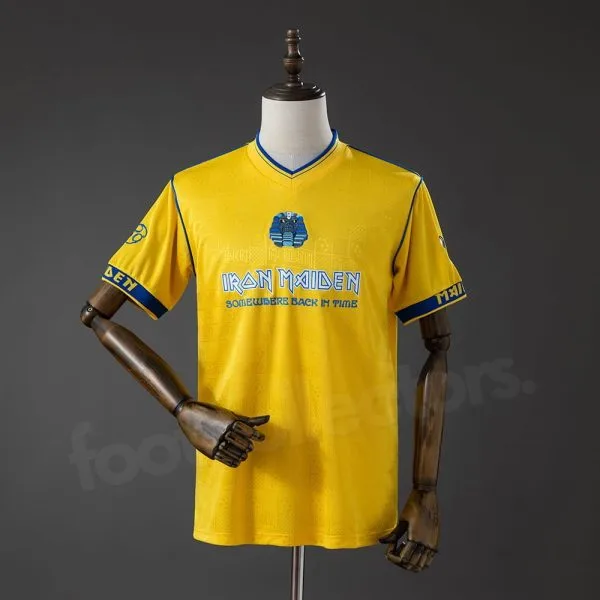 Maillot West Ham x Iron Maiden 2008 Jaune