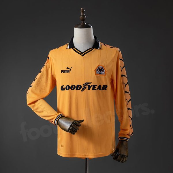 Maillot Wolverhampton Domicile 1998-1999 Manches Longues