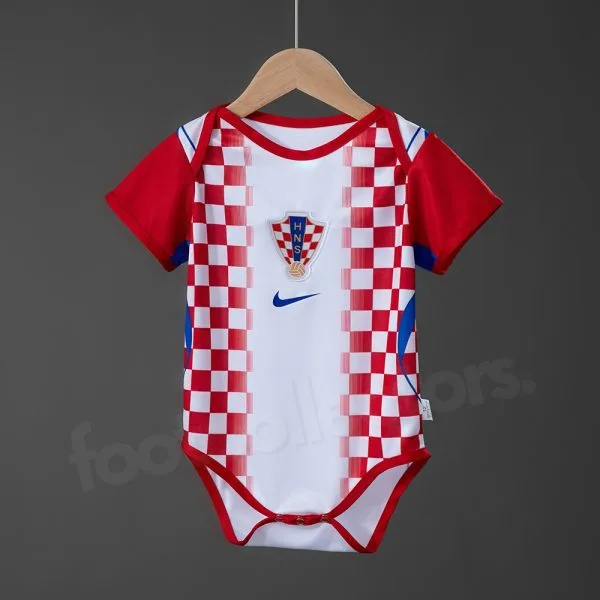 Body Bébé Croatie Domicile Coupe du Monde 2026