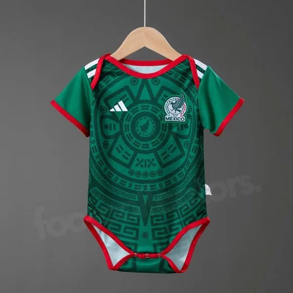 Body Bébé Mexique Domicile Coupe du Monde 2026