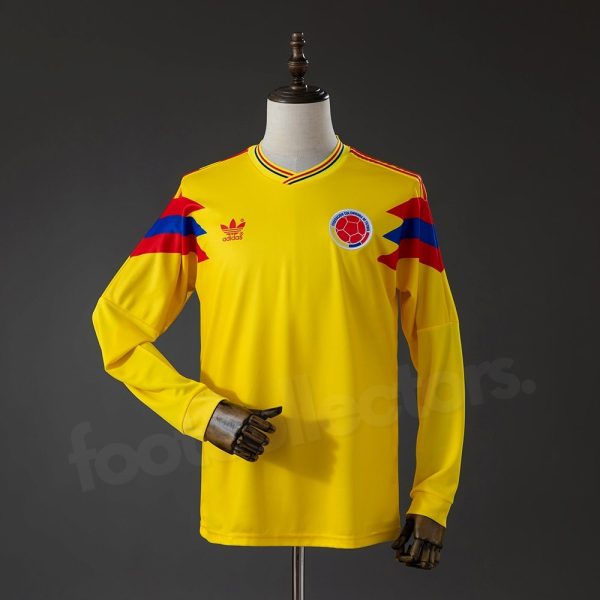 Maillot Colombie Domicile 1990 Manches Longues