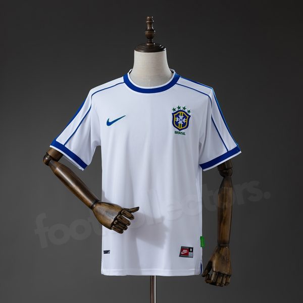 Maillot Bresil Exterieur Blanc 1998