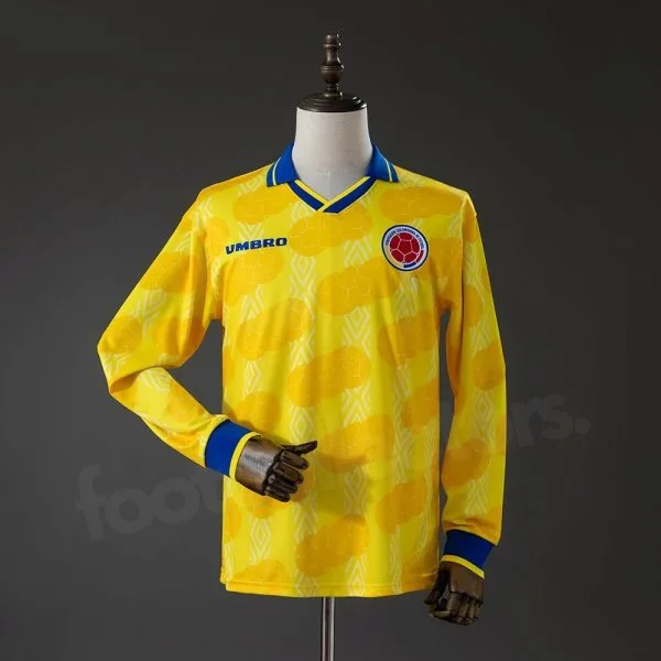 Maillot Colombie Domicile 1994 Manches Longues