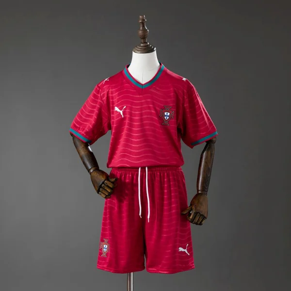 Maillot Enfant Portugal Domicile 2026 2027 Rouge