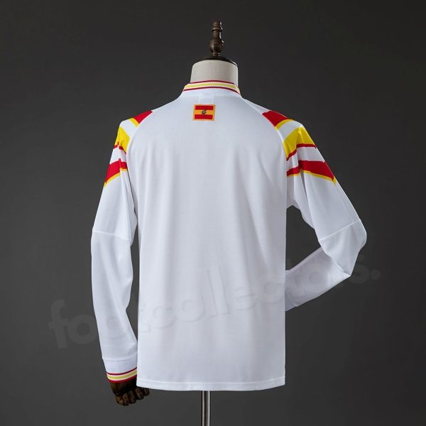 Maillot Espagne Extérieur 1996 Manches Longues