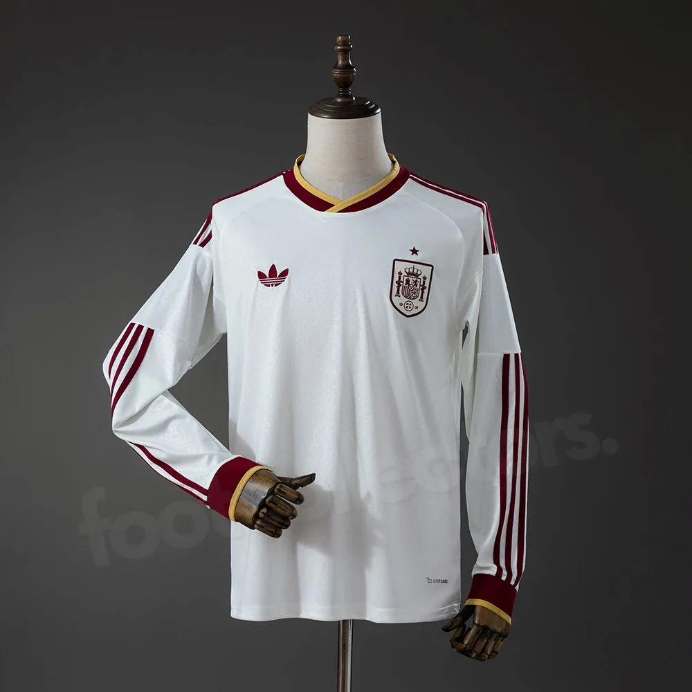 Maillot Espagne Exterieur 2026 2027 Manches Longues (1)