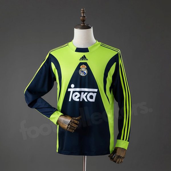 Maillot Real Madrid Gardien 1999 2000 Manches Longues