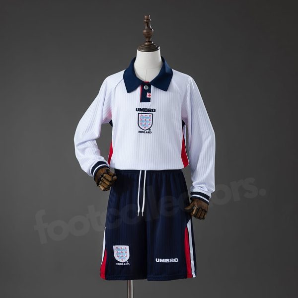 Maillot Enfant Angleterre Domicile 1998 Manches Longues