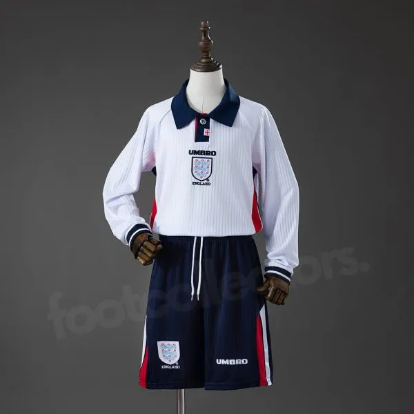 Maillot Enfant Angleterre Domicile 1998 Manches Longues