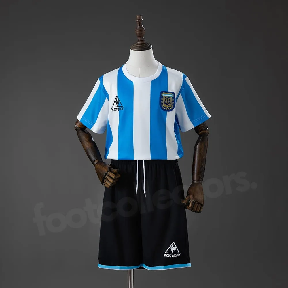 Maillot Enfant Argentine Domicile 1986