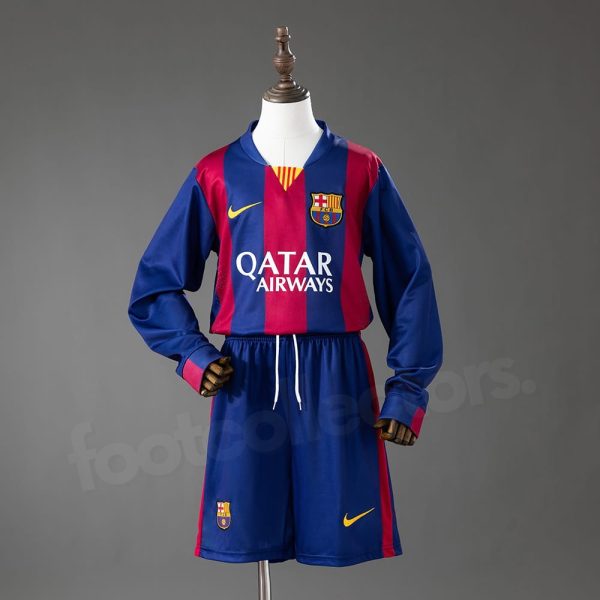 Maillot Enfant Barca Domicile 2014 2015 Manches Longues