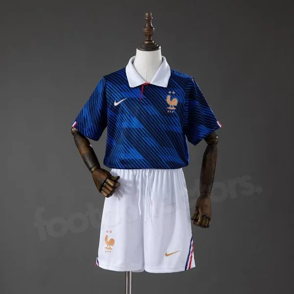 Maillot Equipe de France Enfant Domicile Coupe du Monde 2026